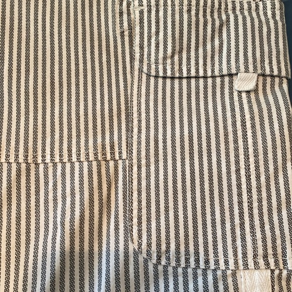 Anthropologie x Sanctuary Cotton Engineer Stripe Wanderer Cargo Pants Size 30 - Picture 7 of 11